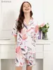 Domowa odzież sutowa kobiet wisiewa w Viscose plus size s-3xl sutowa odzież snu Krótka Pajama Zestaw luźne spodnie Lugewear Home Nightwear Salwear Women Sleepwearc24319