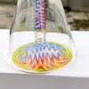 10-Zoll-Glasbecher-Bongs, verschiedene Designs, rosa, mehrflammig, berauschende Bong, Wasserpfeife, Traingle, Bohrinseln, Bubbler, Wasserpfeife, Bong, Tabakrauchen, Rauchpfeifen, Bongs, 14-mm-Schüssel