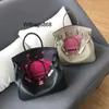 Genuine Leather Handbag BK L Inner Color Matching First Layer Cow Leather Bag Lychee Pattern Leather Womens Bag New Single Shoulder Bag Fashion Large Bag Handbag