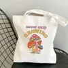 Fourre-tout grande capacité toile sac fourre-tout cadeau champignon décontracté Shopping sac à main dessin animé épaule