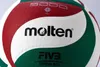 Molten FLISTATEC Volleyball Size 5 PU Ball for Students Adult and Teenager Competition Training Outdoor Indoor 240318