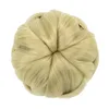 Synthetische pruiken Haaraccessoires Soowee Synthetisch haar Danser Gevlochten chignon Haarbedekking Donut Haarstukjes Chouchou Knot Pruik Opgestoken op Bruiloftsfeest 240328 240327