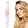 Ferros automáticos modelador de cabelo profissional rotativo curling ferro elétrico cerâmica curling íon negativo cuidados com o cabelo para mulher