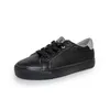 HBP Non-Brand New Style Lace up Comode sneakers in pelle nera Skateboard da uomo Scarpe casual sportive da uomo