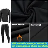 Thermisch ondergoed voor heren Winterbroek Masculino Tops Kinderen Fluweel Thermo Lucky Johns Fitness Jongens Meisjes Set Lang Warm