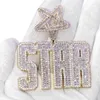 Qianjian Mossanite Jewelry Hip Hop Custom Moissanite Diamond Iced Out sier Round Pendant for men