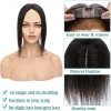 Toppers sego 10x12cm feminino cabelo humano toppers base de seda natural couro cabeludo peruca superior em linha reta 4 clipes no pedaço de cabelo marrom loiro