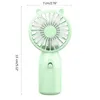 Electric Fans Handheld Fan Mini Cooling Fans AA-Battery Power Small Fan för hemmakontoret 240319