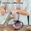 Mokken 3D Paddo's Keramische Mok Paddestoel Koffie Nieuwigheid Thee Vaatwasmachine- en magnetronbestendig Cadeaus voor dames en heren