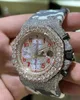 Luksusowe zegarek zegarków dla męskich mechanicznych modyfikowanych bioder Hip Hop Gra Down Moissanite Diamond Men Top Brand Swiss Designers Wristwatch