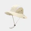 Berets 2024 Letni arylowy litera kubełka Fisherman Outdoor Travel Sun Cap dla mężczyzn i kobiet 102