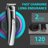 Kemei 6 in 1 Rechargeable Hair Trimmer Hair Clipper Electric Shaver Beard Trimmer Men Styling Tools Shaving Machine 240306