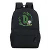 Zaino Panda Serie Alfabeto Borsa da scuola Studenti Ragazzi Ragazze Cartoni animati Bookbag 26 Lettere Zaino Moda Adolescente