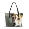 Totes Jack Russel Handbag Top-handle Bags University Trend Leather Tote Bag Print Large Women Handbags
