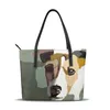 Totes Jack Russel sac à main sacs à poignée supérieure tendance universitaire sac fourre-tout en cuir imprimé grands sacs à main pour femmes