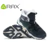 Shoes RAX Waterproof Hiking Shoes Men Winter Outdoor Sneakers for Men Snow Boots Plush Mountain Snowboots Outdoor Tourism Jogging Shoe