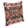 Kudde geometrisk mönster persisk matta täckning soffa heminredning etnisk boho blomma mattan fyrkantig kast 45x45