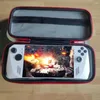 Duffel Bags Handheld Game Console Bag PU EVA Hard Anti-Drop Pouch Case Wear-resistant Shockproof For ASUS Rog Ally/Steams Deck