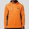 Herenhoodies Sweatshirts De nieuwe 2024 McLaren f1 fleece met capuchon voor heren tijdens de lente en herfst vrijetijdsoutdoorfleece