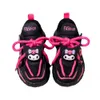 NK Children's Girls' Sports 2023 Novo inverno infantil com isolamento de pelúcia, dois sapatos de algodão para pai de menina, Kuromi GG