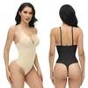 women Waist Tummy Shaper New large-sized camisole jumpsuit with waist tightening and body shaping underwear elastic tight fitting clothing