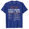 Men's Suits A1063 Hourly Rate Gift Shirt Labor Rates T-Shirt Customized Products Men Clothing Husband Boyfriend Tee Top