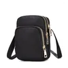 الأكياس المسائية أزياء Women Handsbag Crossbody Zipper Phone Counter Bag Lady Female Multifunction Wrist Wrist Wrist 2024