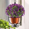 Decoratieve bloemen -6 bundels Kunstmatige UV-bestendige nepplanten Outdoor Faux Plastic Tuinraamdoos Veranda Thuis