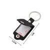 Sublimation Keychain DIY leere Lederschlüsselketten Fotorahmenschlüsselketten Geschenkschlüsselung 0415 0416