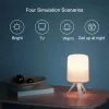 التحكم Originele youpin Mijia Smart LED LAMP مصباح BAL مصباح WiFi afstandsbediening باب Xiaomi Mi Thuis App Standaard E27 LAMP 6.5W 0.1A
