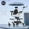 Strollers# New Double baby stroller trolley car portable folding stroller two kids child trolley Pushchair Baby Light Stroller With Parasol L240319
