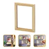 Frames 6 Pcs DIY Plain Blank Po Frame Wooden Picture For Crafts Model Miniature House Kit Micro Scene