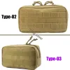 Väskor Molle midjepåse Kompakt Militär jakt Taktisk EDC Bag Utility Pouch Men Outdoor Dump Drop Medical Pack Telefonhållare Fodral