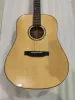 Gitara All Solid Wood Acoustic Guitar, Spruce Top, Mahoni Side Back, Adult Folk Guitar, Real Photos, Advanced 41 ", Abalone Shell Life Tree