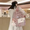 Mochila japonesa menina crianças saco de escola para adolescente estudante multi bolso kawaii mochilas mulheres harajuku bonito mochila