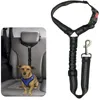 Colliers de chien ceinture de sécurité pour la voiture harnais chiens portables harnais de tête de tête