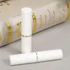 Garrafas de armazenamento 6 pcs 28g mulheres vazias tubos de bálsamo de plástico simples recipiente de brilho para senhoras e meninas (3 dourado 3 prata)