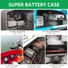 Batterie LiFePo4 24V, 140ah, 100ah, cellules de qualité A intégrées, BMS 25.6V, 200ah, 240ah, 300ah, batterie au Lithium Rechargeable pour camping-car solaire, sans taxe