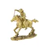 Ermakova Western Cowboy Harts Ornament Sculpture Statue Art Piece Decor for Home Table Stand Crafts Gift European Style 240311