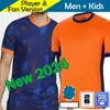 24 25 Pays-Bas MEMPHIS European Holland Club Soccer Jersey 2024 Euro Cup 2025 Équipe nationale néerlandaise Hommes Chemises de football Kits enfants Accueil Away MEMPHIS XAVI GAKPO