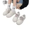 NK Girls 'Spring and Autumn 2023 Nieuwe kindersportstudent Little White Girl Leisure Dad Board Shoes GG