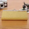 Totes 3x Women Glitter Clutch Purse Evening Party Wedding Banket Handväska axelväska (guld)