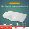 Neckkudde långsam reboundminne bomullskudde Cervical Partition Memory Pillow för anti-snoring 240401