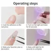 Mini UV Led Light Nail Gel Polish Drying Lamp Single Finger Professional Dryer For Manicure Nail Stuff Art Salon Equipment Tools 240318