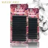 Ögonfransar 10 CASES/LOT POCHOTHER 2D6D Automatisk blomning 0,05/0,07 Tjocklek Handgjord siden False Camellia Bloomimg Eyelash Extensions