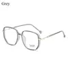 Lunettes de soleil PC Anti-UV Rayons Bleus Lunettes Couleur Unie Cadre Transparent Lunettes Ultra-légères Flash Diamant Plat Miroir Lunettes Femmes Hommes