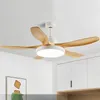 Grands ventilateurs de plafond avec lumière 48 52 60 pouces DC Led télécommande salon chambre ventilateur lumières 220V 110V