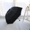 Umbrellas Designer Shade Lace Umbrella Sun Luxury Wedding Girls White Uv Protection Outdoor Porte Parapluie Rain Gear GXR35XP