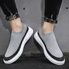 HBP Non-Brand New Arrival Bequem sitzende Sneaker Fly Knitting Casual Flache Schuhe