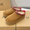 Schoenen Klassieke Mosterdzaad Super Mini Plateaulaarzen Schoenen Pantoffel Tasman Slipper Boots Pantoffels voor heren en dames Zwart kastanjebruin haar Klassieke winterlaarzen